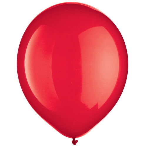 Go Brtly Solid Latex Balloon 12 Round Red